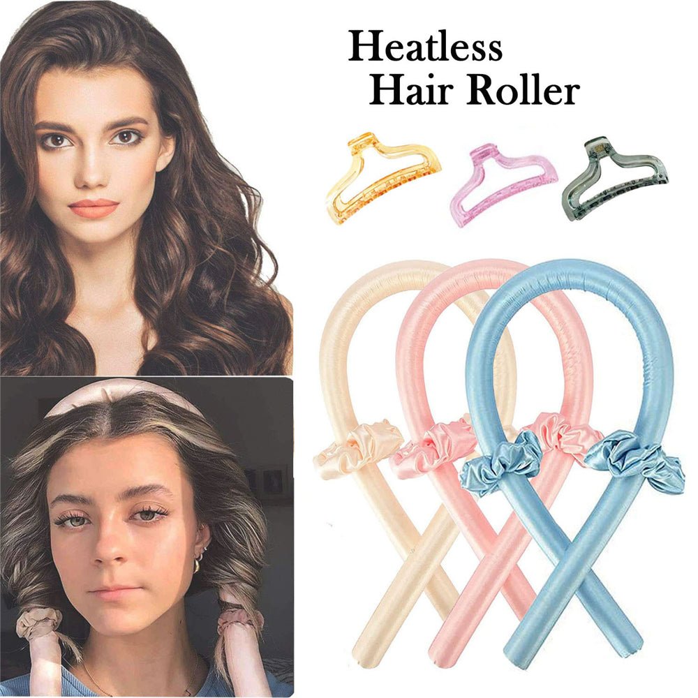 Heatless Curling Rod Headband – Soft Overnight Hair Curler for Effortless Waves - Nuvariq Goods