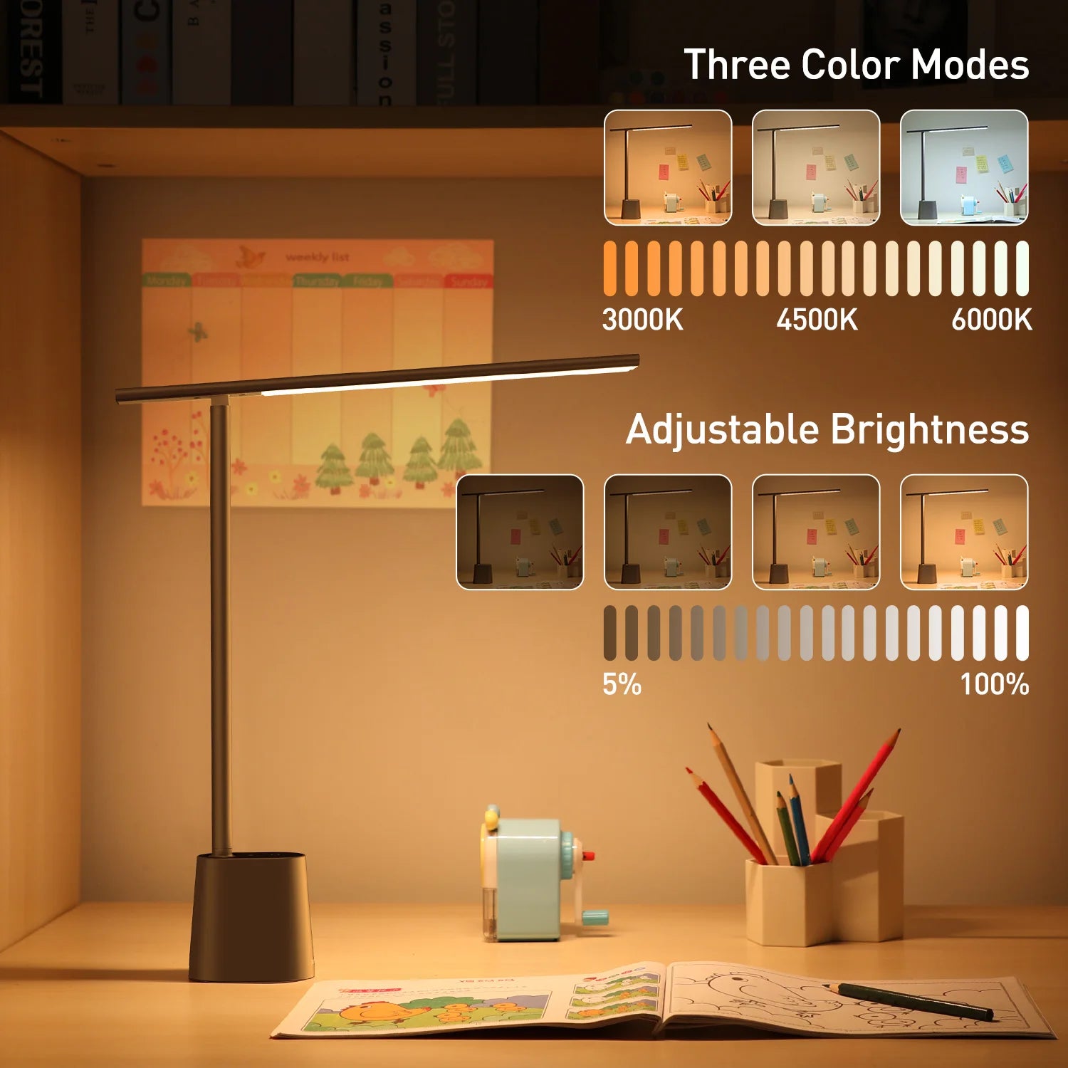 Baseus Smart Adaptive LED Desk Lamp - Nuvariq Goods