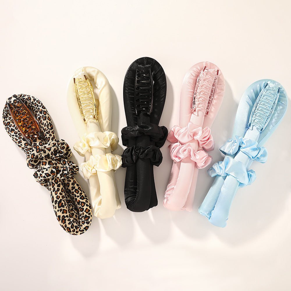 Heatless Curling Rod Headband – Soft Overnight Hair Curler for Effortless Waves - Nuvariq Goods