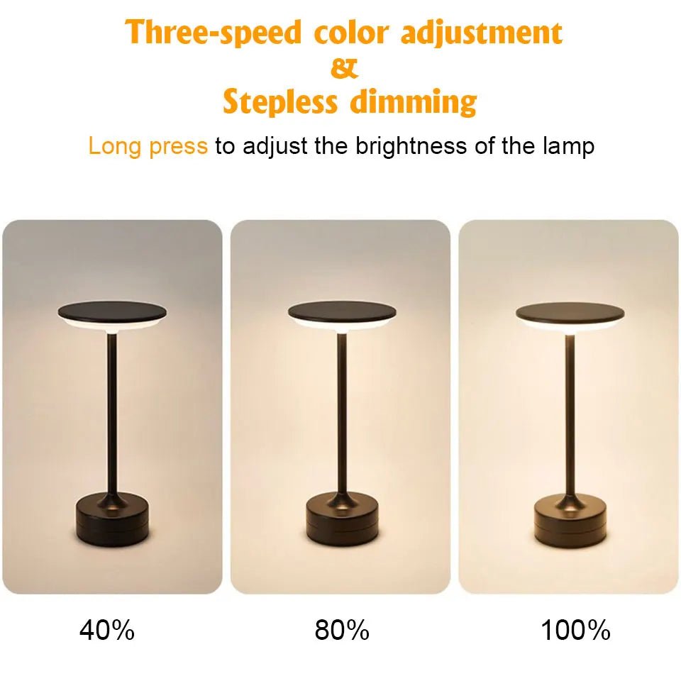 Touch Sensor USB Rechargeable LED Table Lamp - Nuvariq Goods