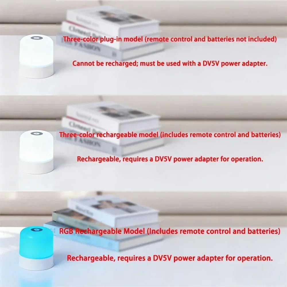 RGB Touch Dimmable LED Night Light & Desk Lamp - Nuvariq Goods