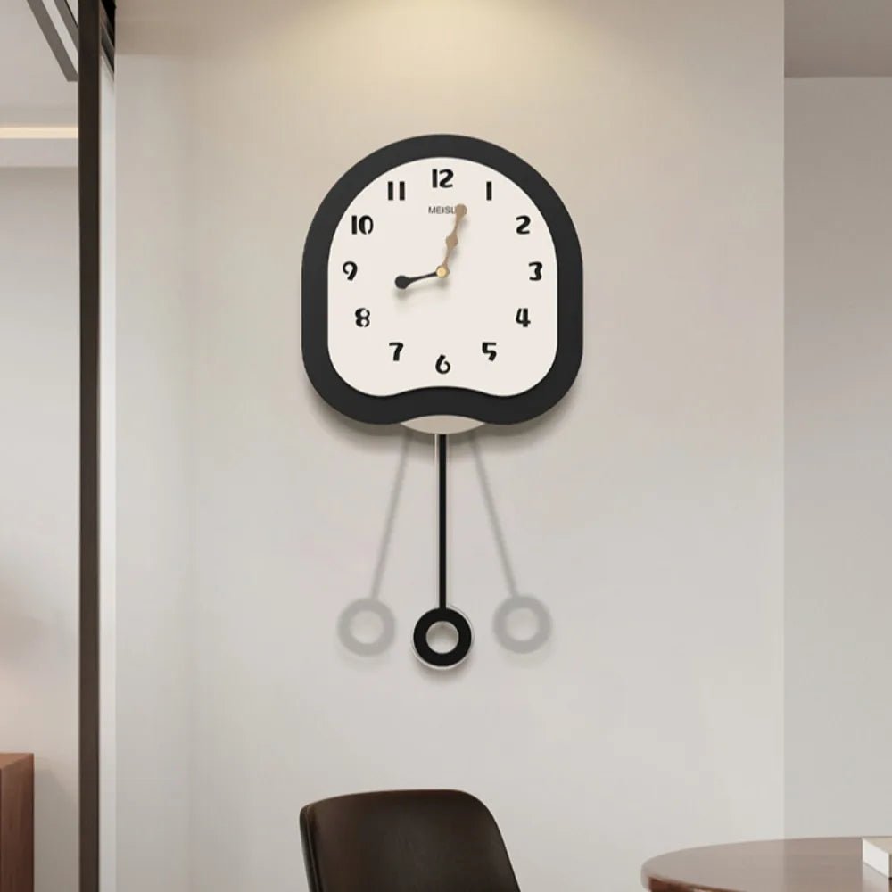 Aesthetic Modern Wall Clock – Bedroom & Living Room Decor - Nuvariq Goods