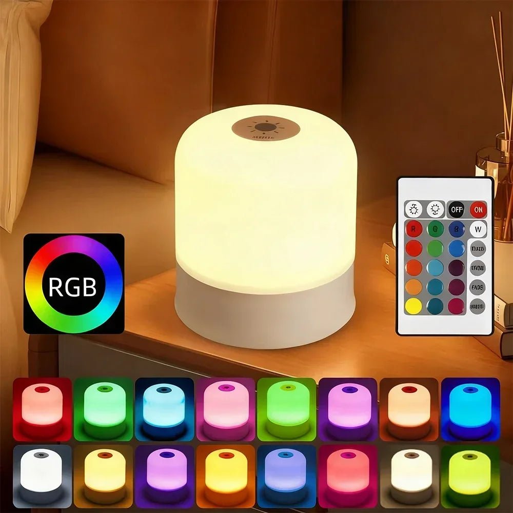 RGB Touch Dimmable LED Night Light & Desk Lamp - Nuvariq Goods