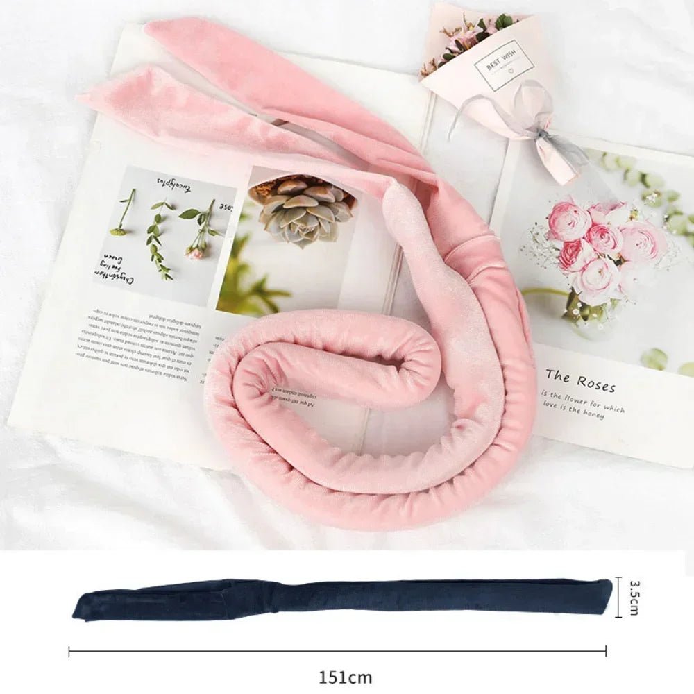 Heatless Curling Rod Headband – Soft Overnight Hair Curler for Effortless Waves - Nuvariq Goods