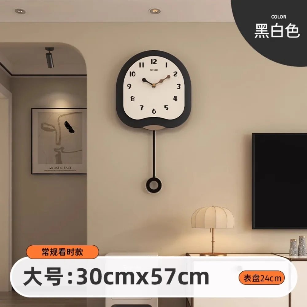 Aesthetic Modern Wall Clock – Bedroom & Living Room Decor - Nuvariq Goods