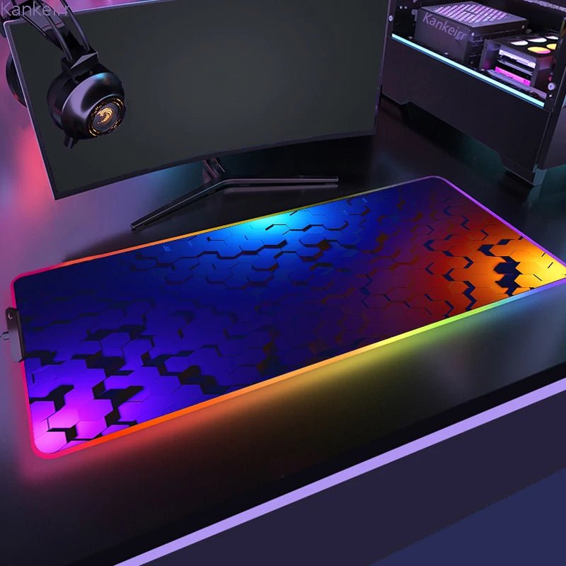 RGB Hexagonal Gaming Mouse Pad - Nuvariq Goods