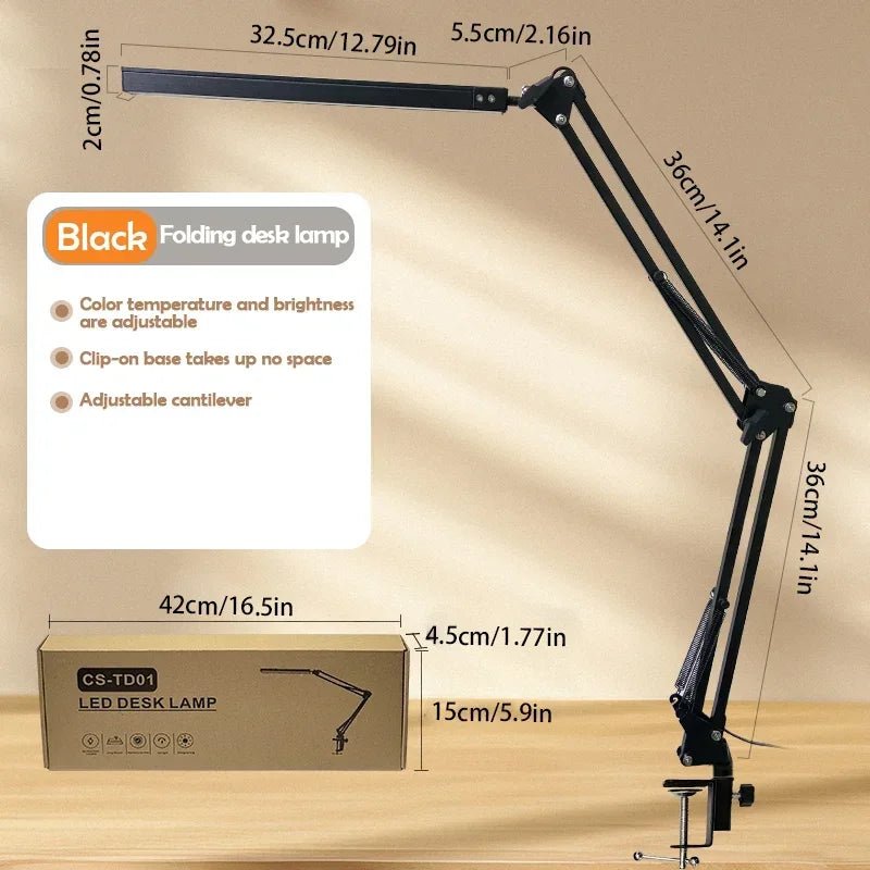 Adjustable LED Folding Desk Lamp - Nuvariq Goods