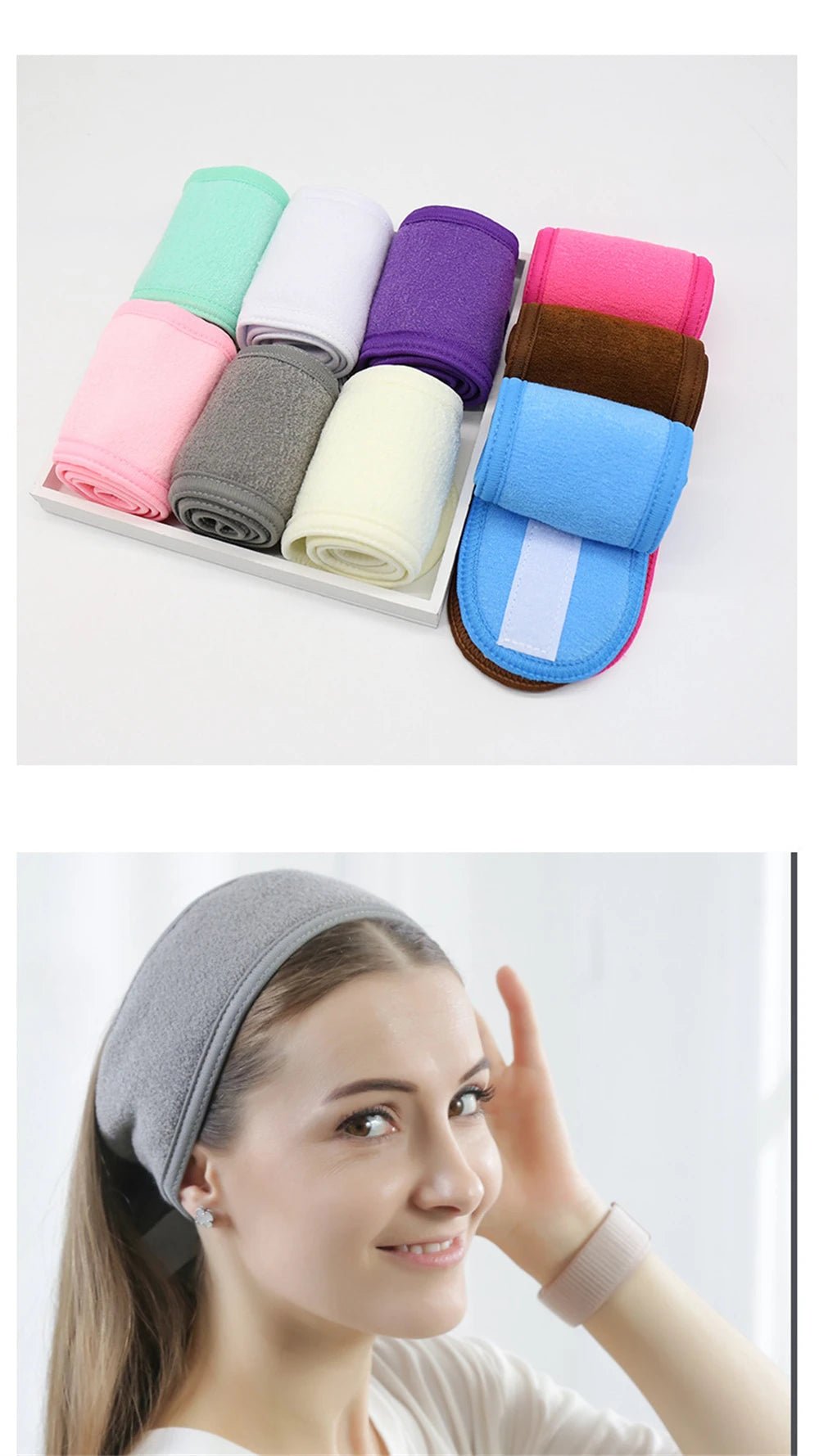 Adjustable Eyelash Extension Headband – Spa & Face Wash Hair Band - Nuvariq Goods