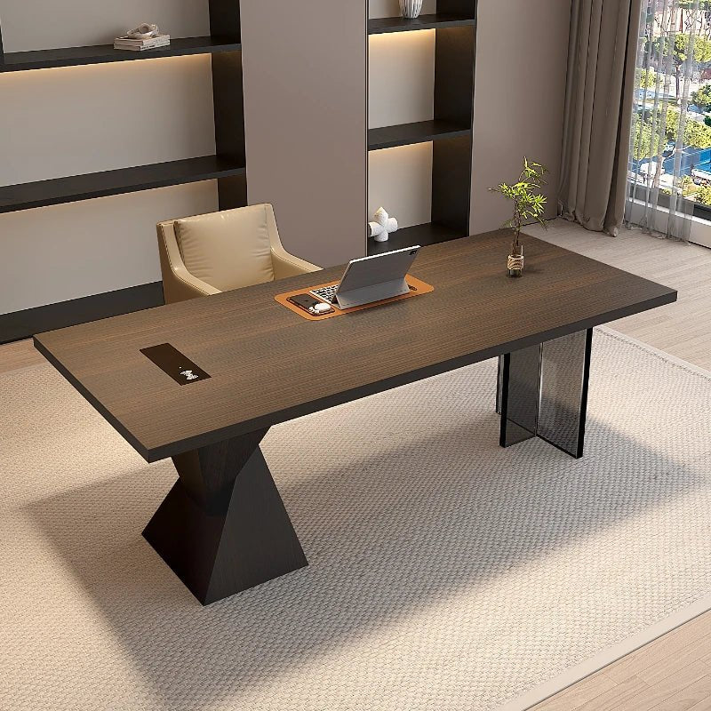 Trendy Corner Office Desk with Ample Storage - Nuvariq Goods