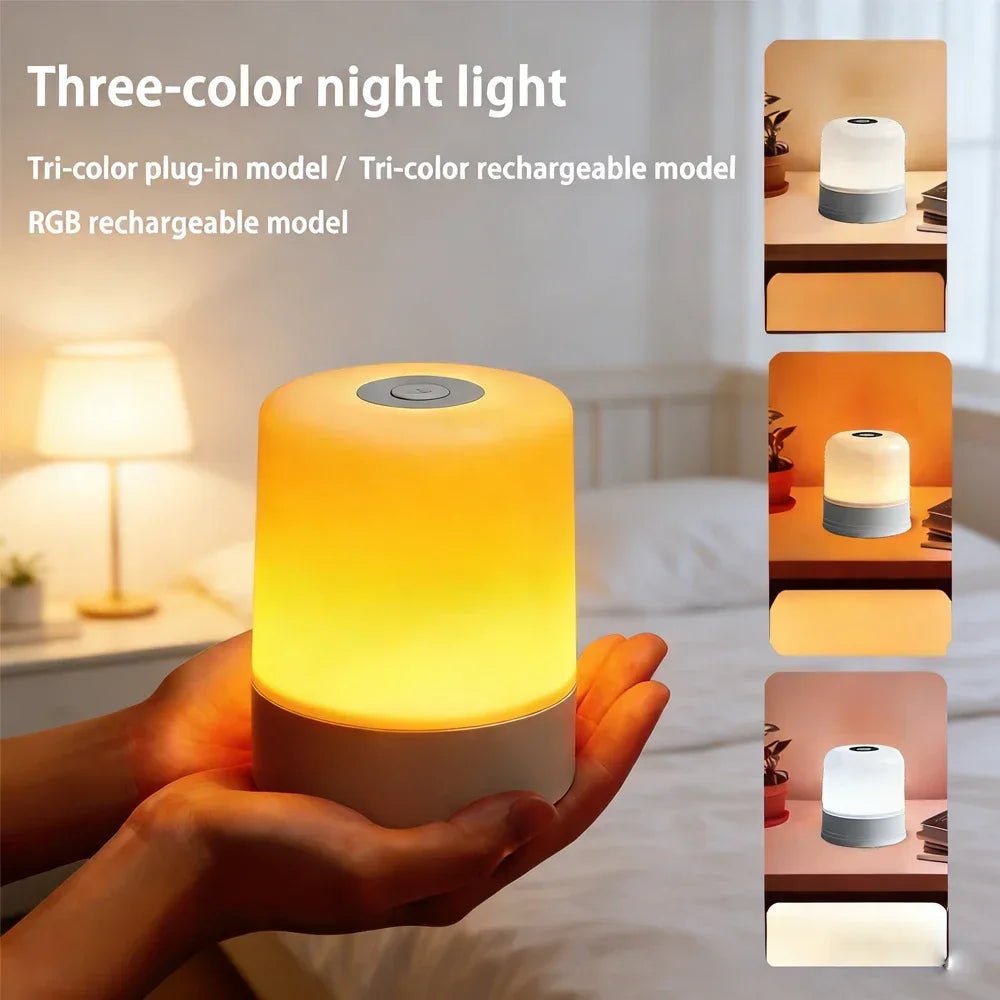 RGB Touch Dimmable LED Night Light & Desk Lamp - Nuvariq Goods