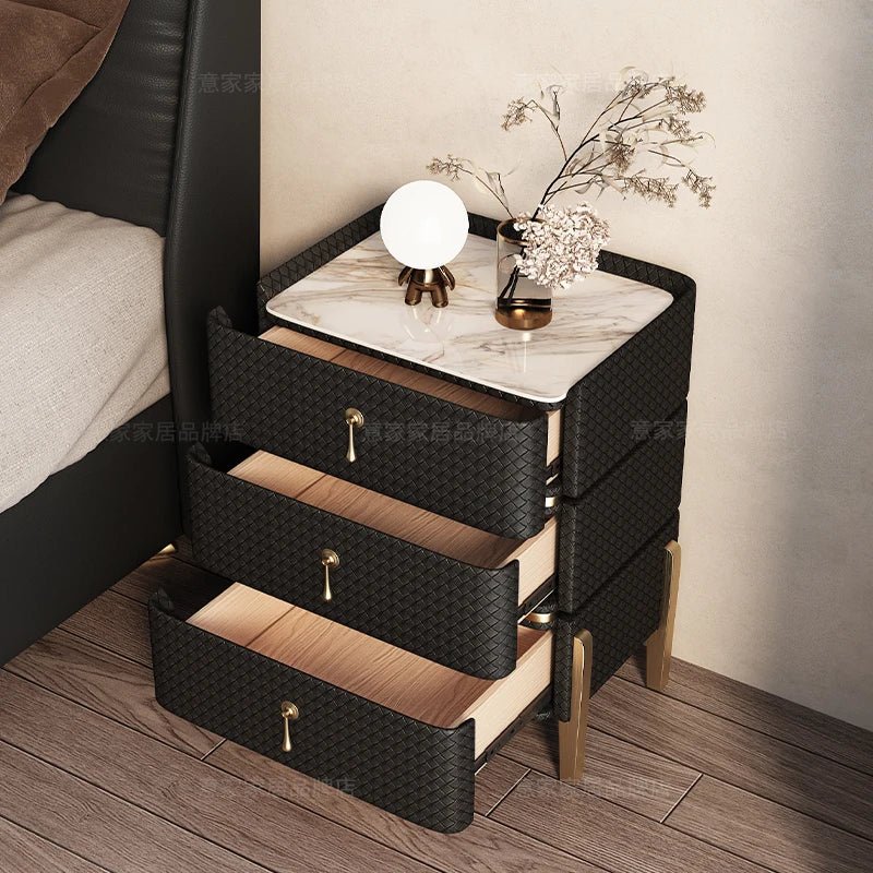 Modern Luxury Nightstand with Drawer – Bedroom Furniture - Nuvariq Goods