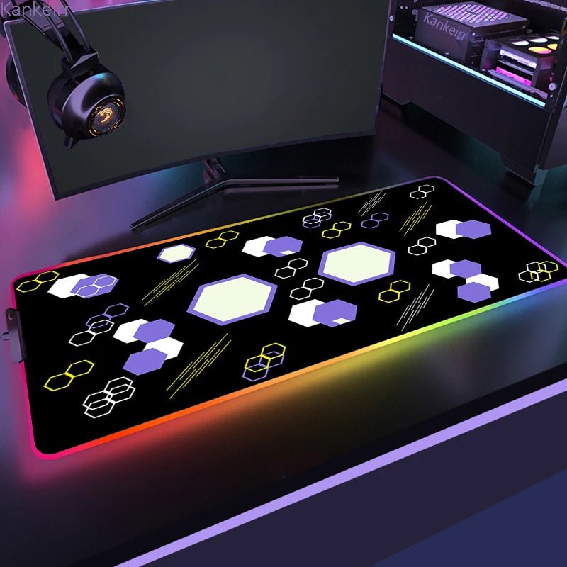 RGB Hexagonal Gaming Mouse Pad - Nuvariq Goods