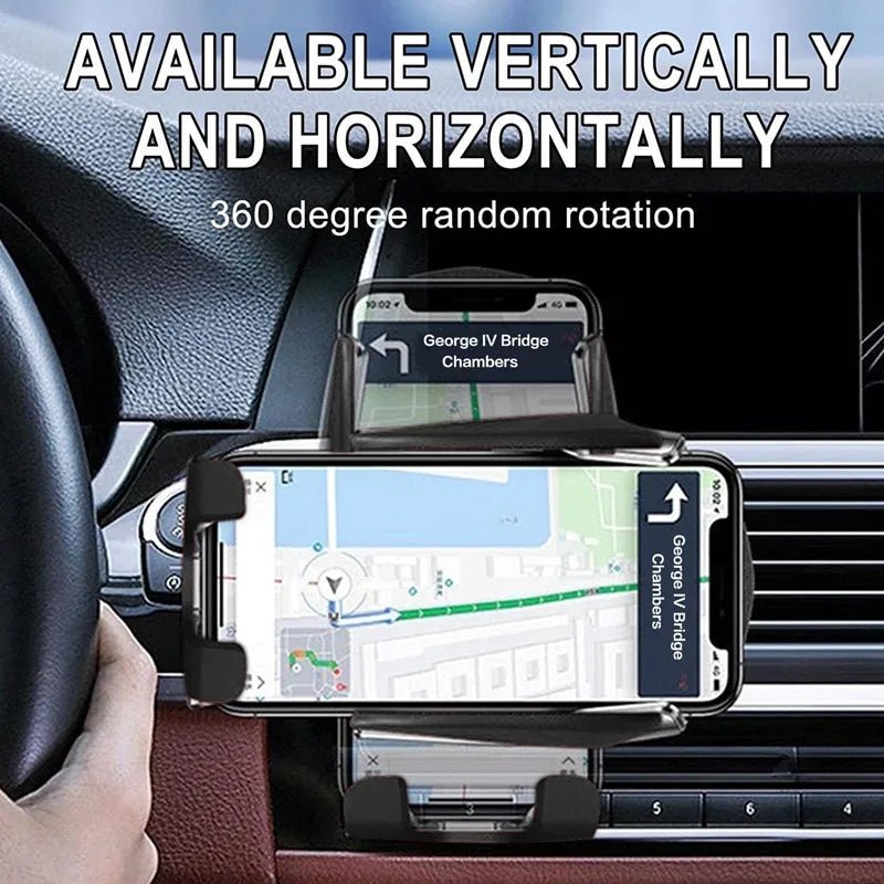 Wireless Charging Car Mount – Air Vent Phone Holder - Nuvariq Goods