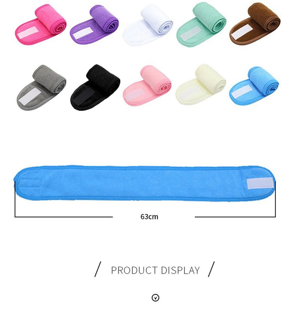 Adjustable Eyelash Extension Headband – Spa & Face Wash Hair Band - Nuvariq Goods