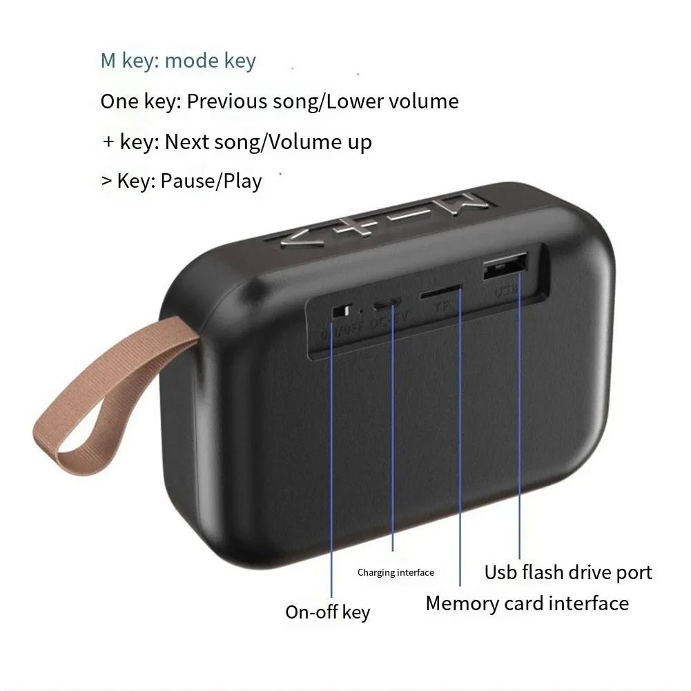 Mini Outdoor Bluetooth Speaker - Nuvariq Goods