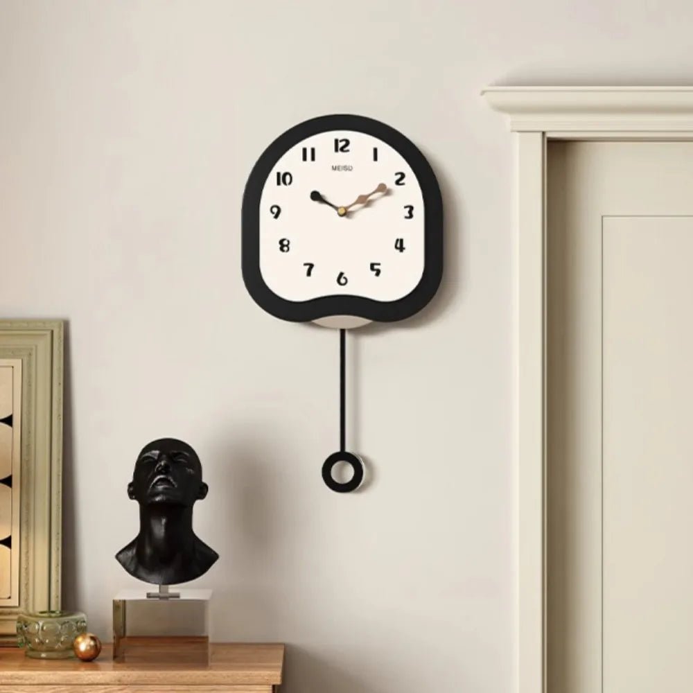 Aesthetic Modern Wall Clock – Bedroom & Living Room Decor - Nuvariq Goods