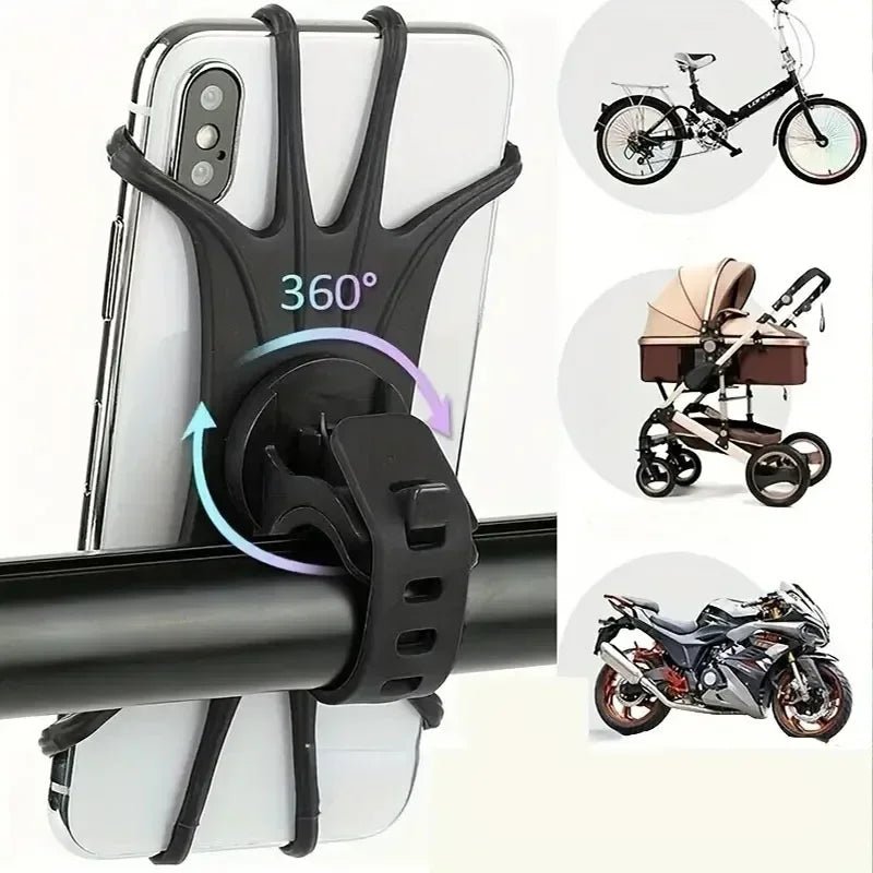 360° Rotatable Bike & Motorcycle Phone Holder - Nuvariq Goods