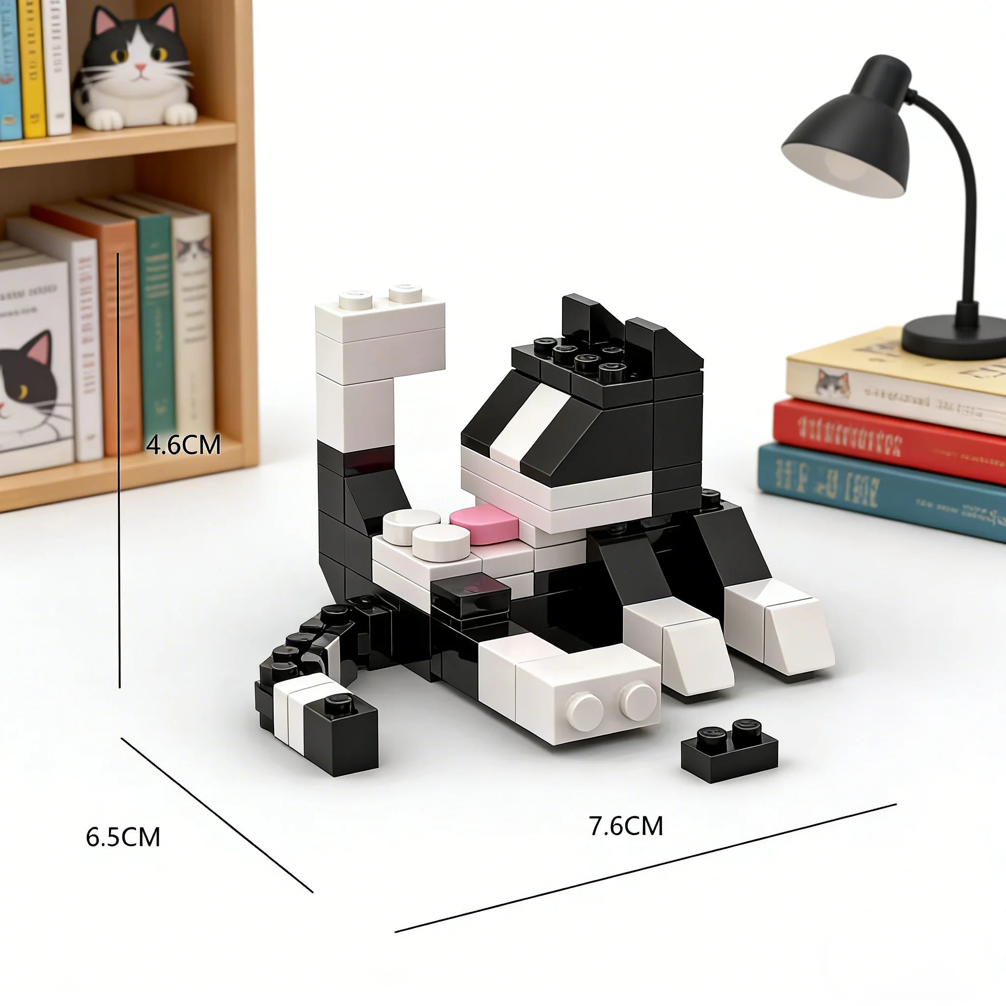 Aesthetic Cat Figurine – Miniature Desktop Ornament & Gift - Nuvariq Goods