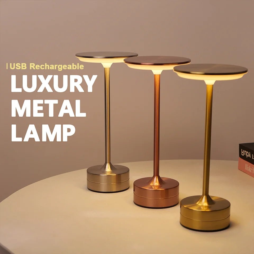 Touch Sensor USB Rechargeable LED Table Lamp - Nuvariq Goods