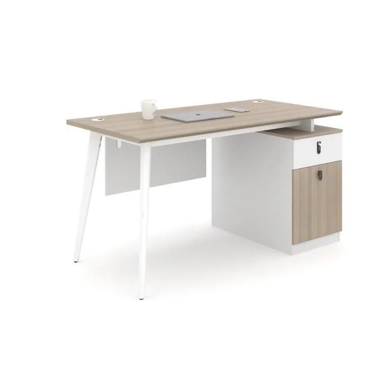 Wooden Office Desk with Drawer - Nuvariq Goods