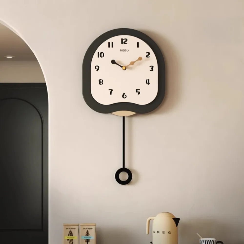 Aesthetic Modern Wall Clock – Bedroom & Living Room Decor - Nuvariq Goods