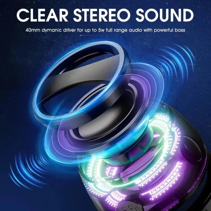 Magnetic Portable Bluetooth Speaker with RGB Light - Nuvariq Goods