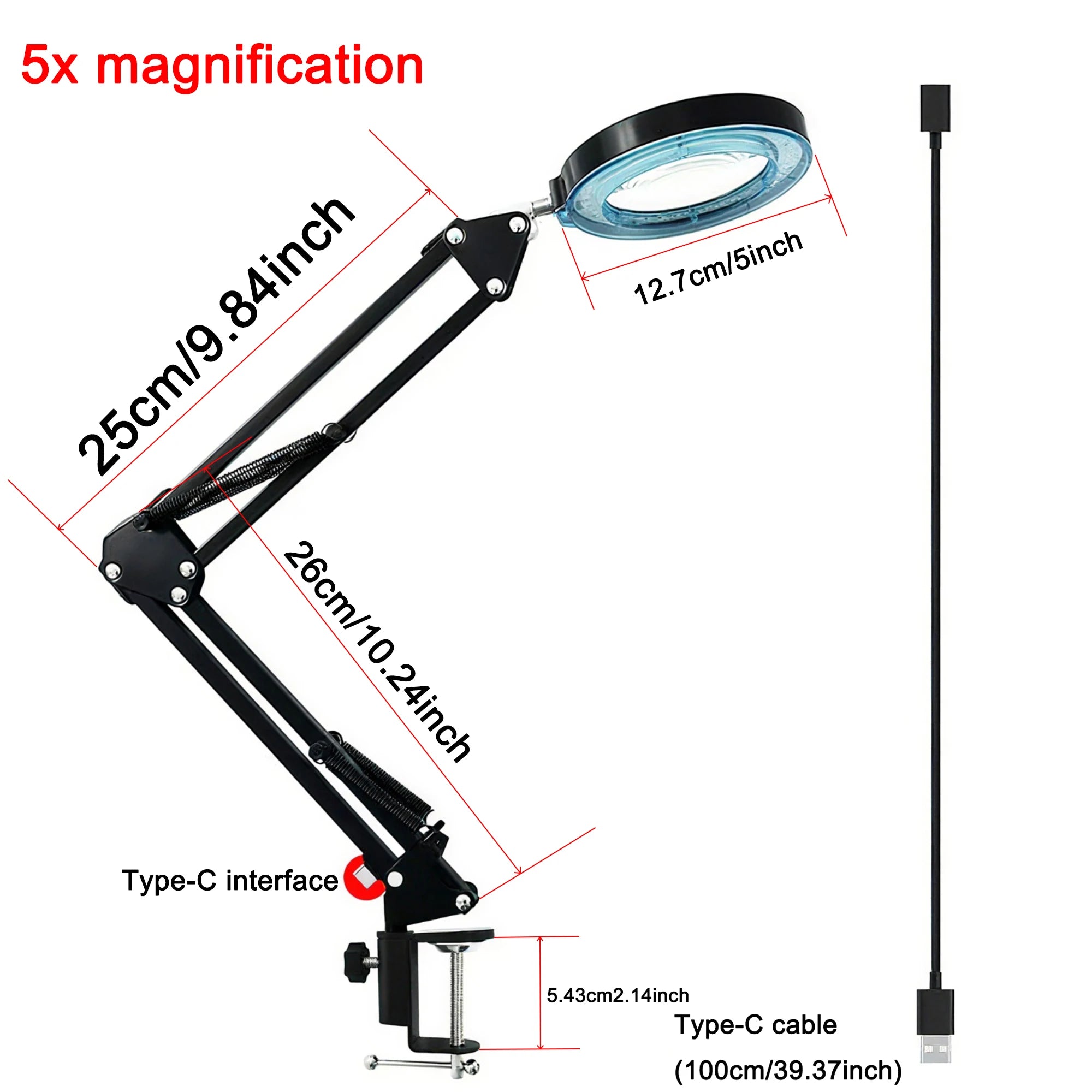 Adjustable LED Folding Desk Lamp - Nuvariq Goods