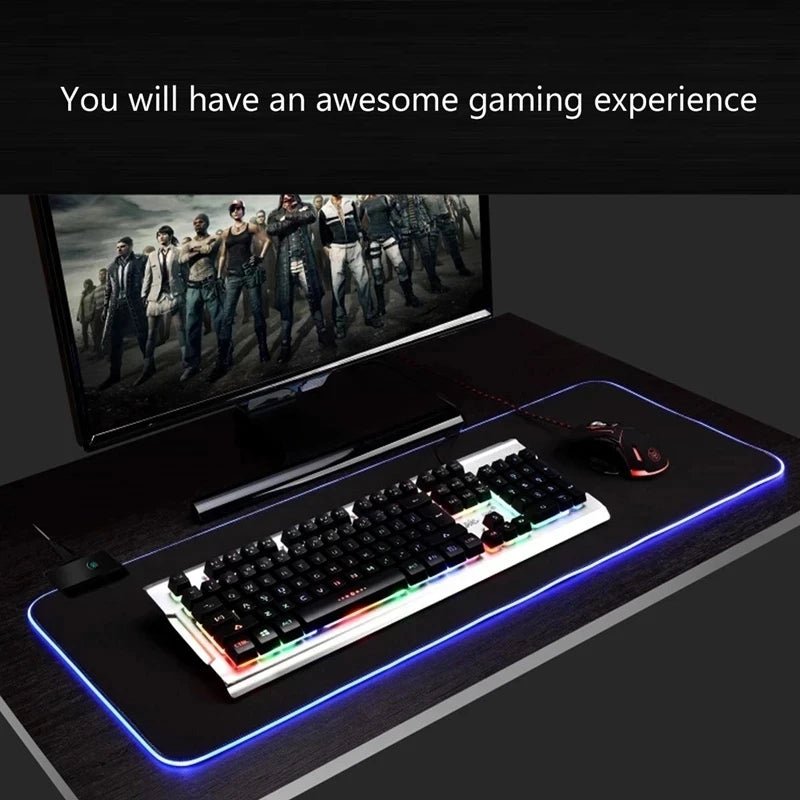 RGB LED Light - Up Gaming Mouse Pad - Nuvariq Goods