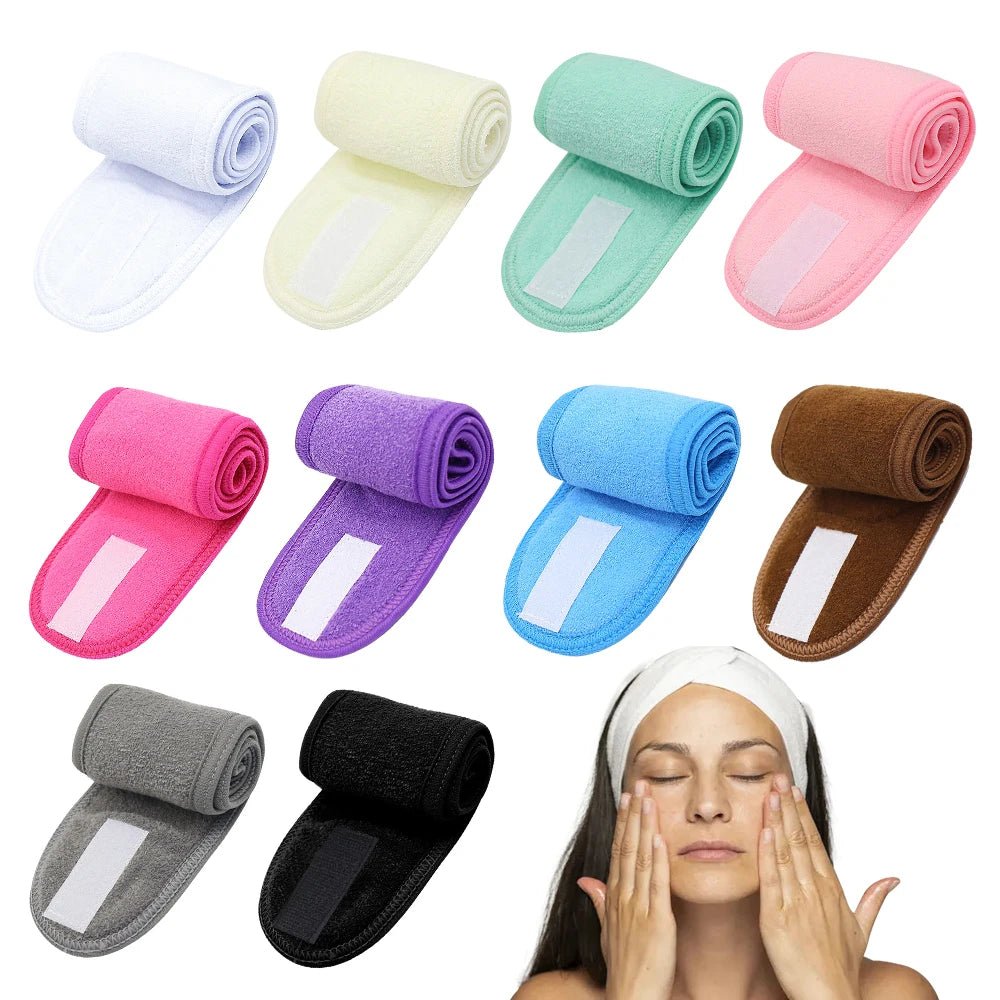 Adjustable Eyelash Extension Headband – Spa & Face Wash Hair Band - Nuvariq Goods
