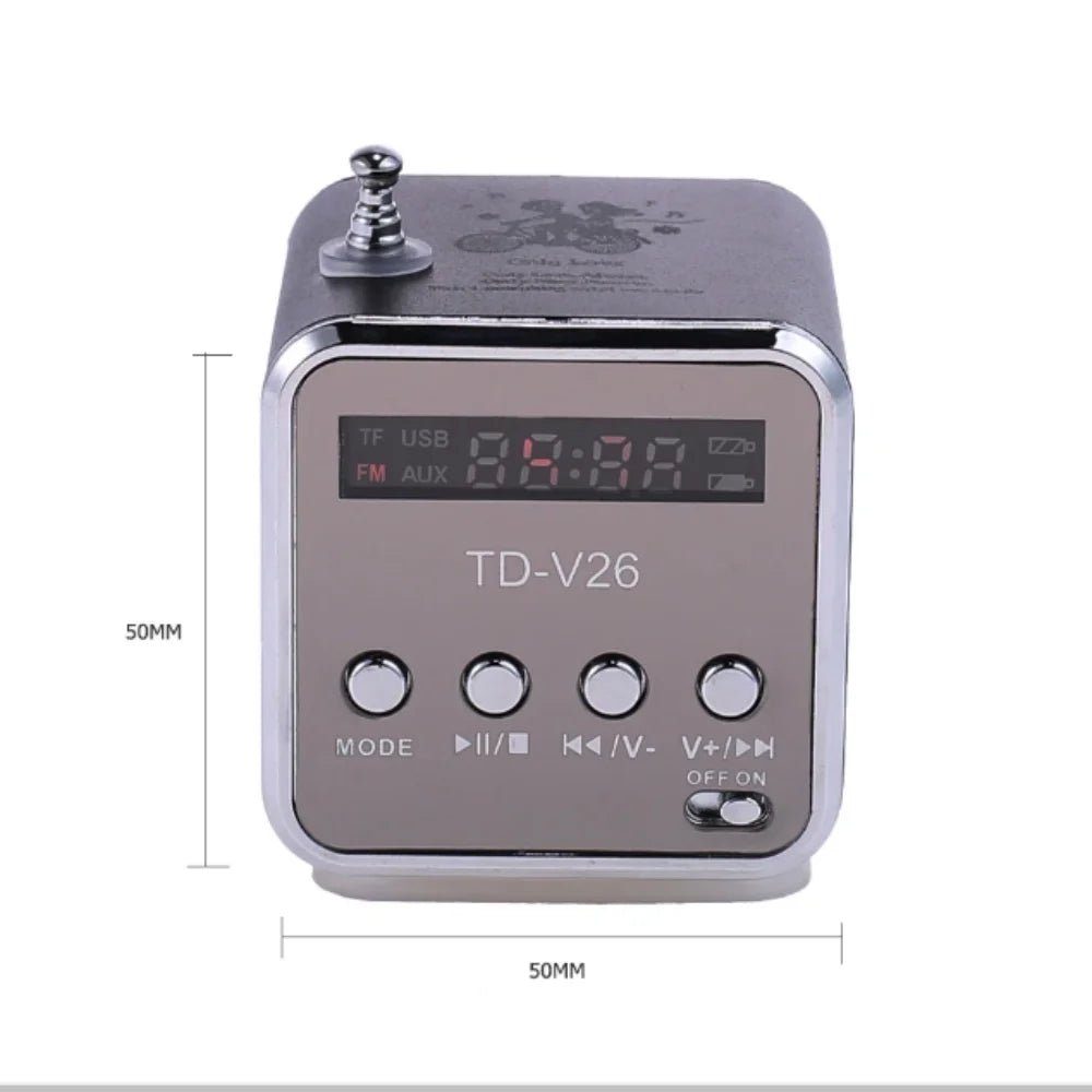 Mini Bluetooth Speaker with FM Radio & TF Card - Nuvariq Goods