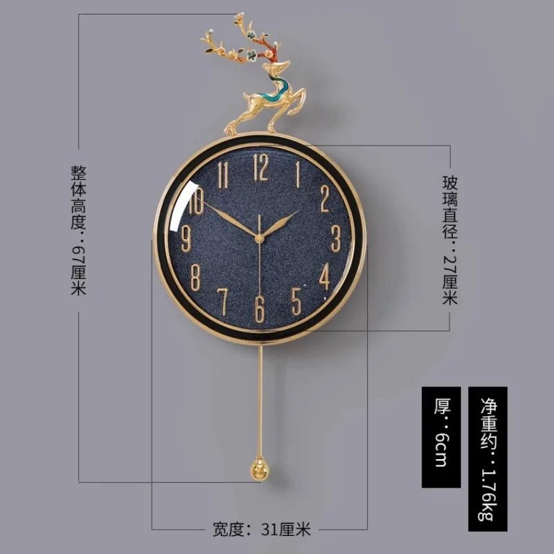 Minimalist Aesthetic Wall Clock – Modern Interior Decor - Nuvariq Goods